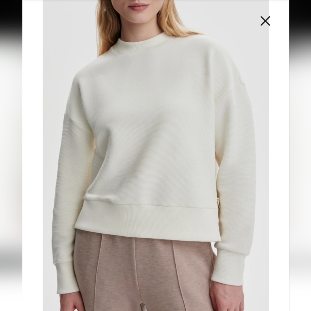 Varley Addelyn Ottoman Rib Sweatshirt